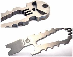 img 1 attached to 🔧 TI Bang Punisher Titanium Pocket Pry Bar Multi Tool - Keychain Bottle Opener