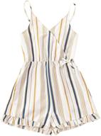 👗 soly hux girls' spaghetti striped multicoloured clothing logo