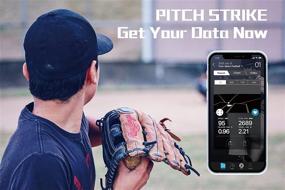 img 1 attached to ⚾️ STRIKE Smart Baseball Training Equipment: Analyze Speed, Spin Rate, and Pop Time with Sensor Technology - MLB Official Size, Weight, and Genuine Leather Skin. Ideal for Pitchers, Catchers, and Baseball Teams - iOS/Android Compatible