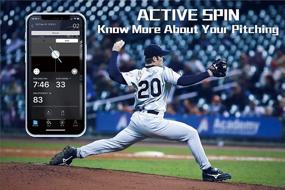 img 2 attached to ⚾️ STRIKE Smart Baseball Training Equipment: Analyze Speed, Spin Rate, and Pop Time with Sensor Technology - MLB Official Size, Weight, and Genuine Leather Skin. Ideal for Pitchers, Catchers, and Baseball Teams - iOS/Android Compatible