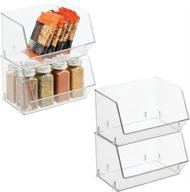 mdesign plastic storage kitchen cabinet storage & organization логотип