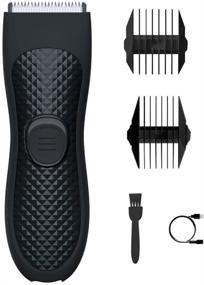 img 4 attached to Extra Body Care Trimmer: Advanced Men's Electric Below-The-Belt Trimmer with Waterproof Design, Effortless Hair Trimming and 50-Minute Battery Life