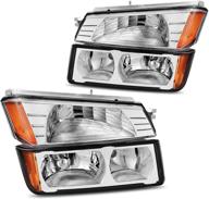 headlight assembly chevy avalanche passenger logo