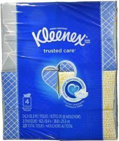 img 2 attached to Kleenex Facial Tissue - 55 2-Ply Box, 4 Pack, Assorted Designs, 55 Count (Pack of 4)