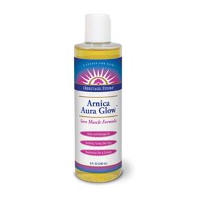 img 1 attached to 🌿 HERITAGE STORE Aura Glow Arnica & Birch Oil - 8oz, Plastic Bottle