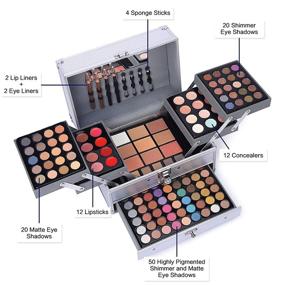 img 1 attached to 💄 Ultimate Beauty Collection: 132 Color All In One Makeup Gift Set Kit with Eyeshadow, Lip Gloss, Concealer, and More!