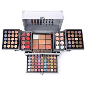 img 2 attached to 💄 Ultimate Beauty Collection: 132 Color All In One Makeup Gift Set Kit with Eyeshadow, Lip Gloss, Concealer, and More!
