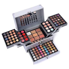 img 4 attached to 💄 Ultimate Beauty Collection: 132 Color All In One Makeup Gift Set Kit with Eyeshadow, Lip Gloss, Concealer, and More!