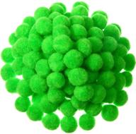 🎄 shappy christmas 1 inch craft pom pom balls for diy creative crafts: 500 pieces for kids craft projects, home decorations, and holiday parties (brown) logo