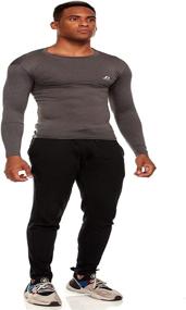 img 4 attached to 🏋️ Enhance Performance with Russell Athletics Men's Compression Long Sleeve Top