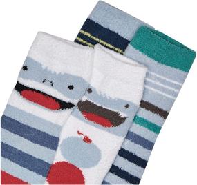 img 2 attached to 🧦 Amazon Brand - Spotted Zebra Boys' Cozy Fuzzy Socks