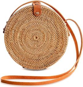 img 4 attached to 👜 Exquisite Rattan Handbag: Handmade Women's Crossbody Bag with Wallet by Rattan Bags