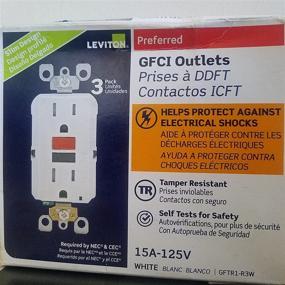 img 4 attached to Leviton GFCI Outlets M12 GFTR1 R3W White