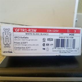 img 1 attached to Leviton GFCI Outlets M12 GFTR1 R3W White