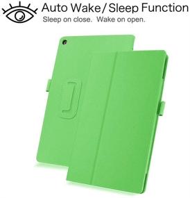 img 3 attached to 🔥 EpicGadget Premium PU Leather Case for Amazon Fire 7 (2019/2017 Release) + Screen Protector & Stylus - Green