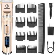 💇 ceenwes hair clippers: 3-speed cordless heavy duty clippers with 8 guide combs - golden logo