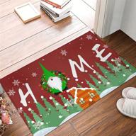 рождественский приветственный моющийся декоративный коврик 17 7x29 5 логотип