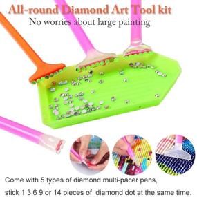 img 1 attached to Toosunny Diamond Painting Accessories Embroidery