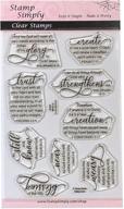 stamp simply encouragement christian religious logo