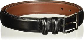 img 2 attached to Perry Ellis Mens Milled Chocolate Men's Accessories in Belts