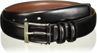 perry ellis mens milled chocolate men's accessories in belts logo