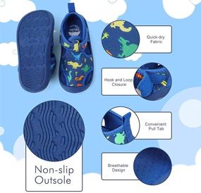 img 2 attached to RANLY & SMILY Kids Water Shoes - Versatile Pool-to-Play Sandals for Toddlers