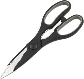 img 2 attached to Enhanced SEO: Chef Craft Select Kitchen Shears - 9 inch Stainless Steel/Black