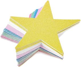 img 3 attached to ✨ Bulletin Board Decorations: Glitter Star Cutouts, Ideal for Crafts, Classrooms (6 Vibrant Colors, Pack of 60)