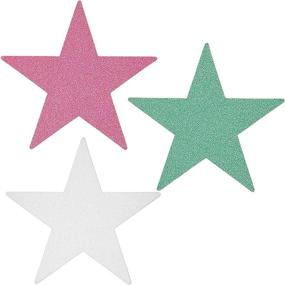 img 1 attached to ✨ Bulletin Board Decorations: Glitter Star Cutouts, Ideal for Crafts, Classrooms (6 Vibrant Colors, Pack of 60)