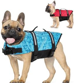img 4 attached to High Visible Reflective Floatation Swimming Swimsuit Dogs in Apparel & Accessories
