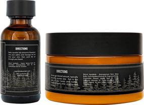 img 3 attached to 🧔 Live Bearded: Legend Beard Oil and Beard Butter Grooming Kit - Natural Ingredients with Shea Butter, Argan Oil, Jojoba Oil and More - Supports Beard Growth - Made in the USA