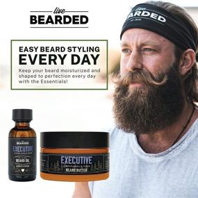 img 2 attached to 🧔 Live Bearded: Legend Beard Oil and Beard Butter Grooming Kit - Natural Ingredients with Shea Butter, Argan Oil, Jojoba Oil and More - Supports Beard Growth - Made in the USA