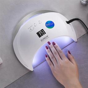 img 3 attached to 🌞 SUNUV UV LED Nail Lamp, 48W Gel Polish Nail Dryer, Fast Drying Nail Light with 3 Timers, Auto Sensor, LCD Display, SUN6