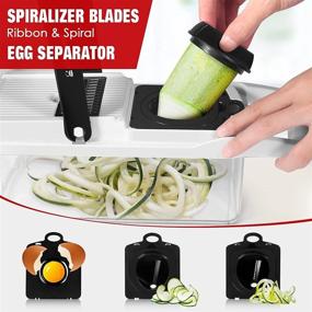 img 2 attached to 15 in 1 Multifunctional Vegetable Chopper: Onion Chopper, Spiralizer Slicer, Mandoline - with Container for Easy Cutting & Dicing of Vegetables and Fruits