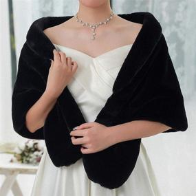 img 1 attached to 👰 Gortin Wedding Sleeveless Stoles for Bridesmaids: Women's Fashion Accessories