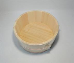 img 3 attached to 🛁 Japanese Hinoki Oke Pure Wood Bathtub Bucket - Expertly Crafted in Japan