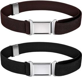 img 4 attached to 🔁 Magnetic Elastic Buckle Boys' Accessories: Adjustable and Versatile!