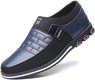 timeless elegance and comfort: men's driving leather classic lightweight business loafers & slip-ons logo