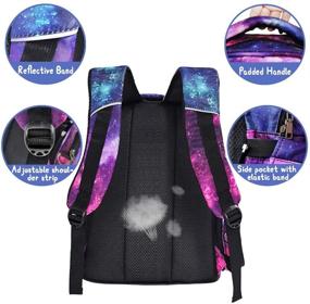 img 2 attached to Resistant Backpack 🎒 Bookbags with Removable Shoulder Straps