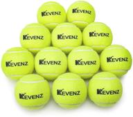 🎾 kevenz 12-pack standard pressure training tennis balls - enhanced elasticity, extended durability, ideal for beginner tennis training логотип