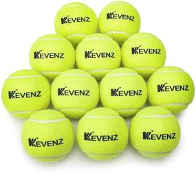 img 4 attached to 🎾 KEVENZ 12-Pack Standard Pressure Training Tennis Balls - Enhanced Elasticity, Extended Durability, Ideal for Beginner Tennis Training