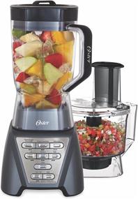 img 4 attached to 🔥 Powerful Oster Pro 1200 Blender with Professional Tritan Jar and Food Processor Attachment in Metallic Grey: A Perfect Multifunctional Kitchen Appliance