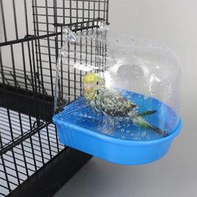 img 1 attached to BILLIOTEAM Bathing Parakeet Supplies Accessories
