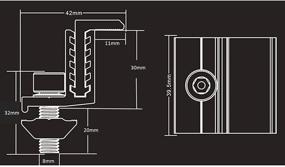 img 1 attached to Smarkey Adjustable Solar Panel Mounting Z Bracket Kit - Pack of 4 Units