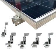 smarkey adjustable solar panel mounting z bracket kit - pack of 4 units logo