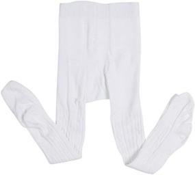 img 4 attached to Toddler Cotton Pantyhose Leggings Stocking Girls' Clothing for Leggings