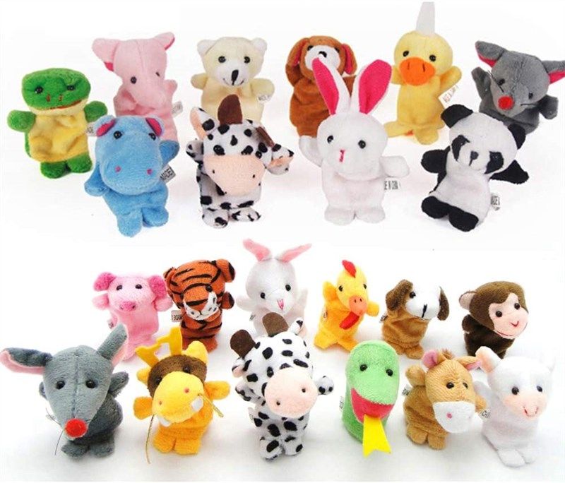 plush animals finger puppet toys 로고