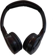 🎧 topxceguu a10 ir wireless headphones: car dvd player headrest video, on-ear infrared headset universal (black) logo