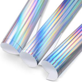 img 4 attached to Rainbow Holographic Vinyl Adhesive Roll