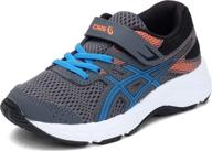 👟 asics contend 6 ps youth running shoe logo